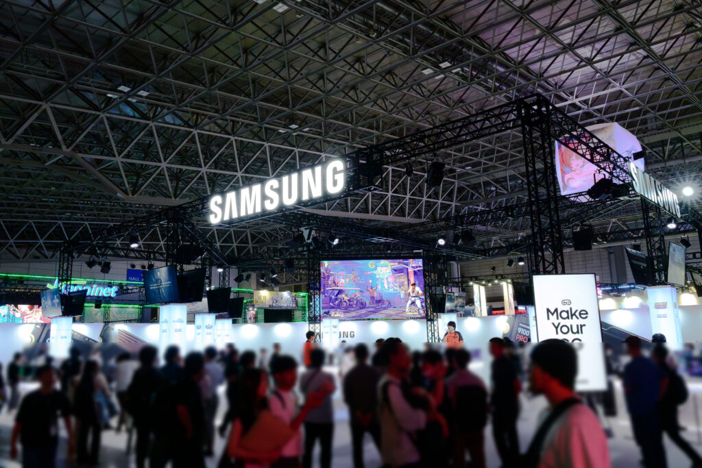 TGS2025　Samsung SSDブース