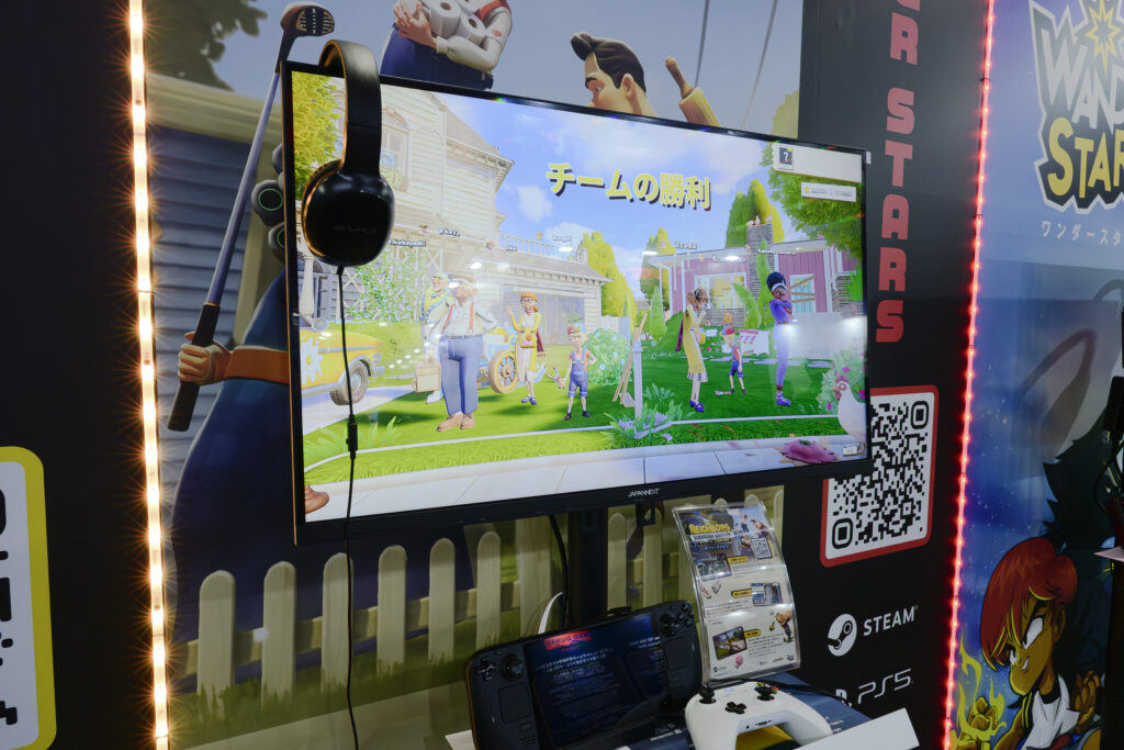 TGS2025　ビープジャパンブース、試遊で使われている「JN-315V160UR-HSP」