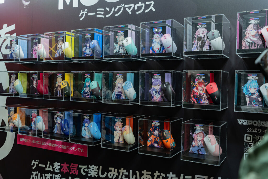 TGS2025　GALLERIAブース、初公開されたぶいすぽっ！コラボゲーミングマウス、「VSPO!GEAR」第三弾となるゲーミングマウス