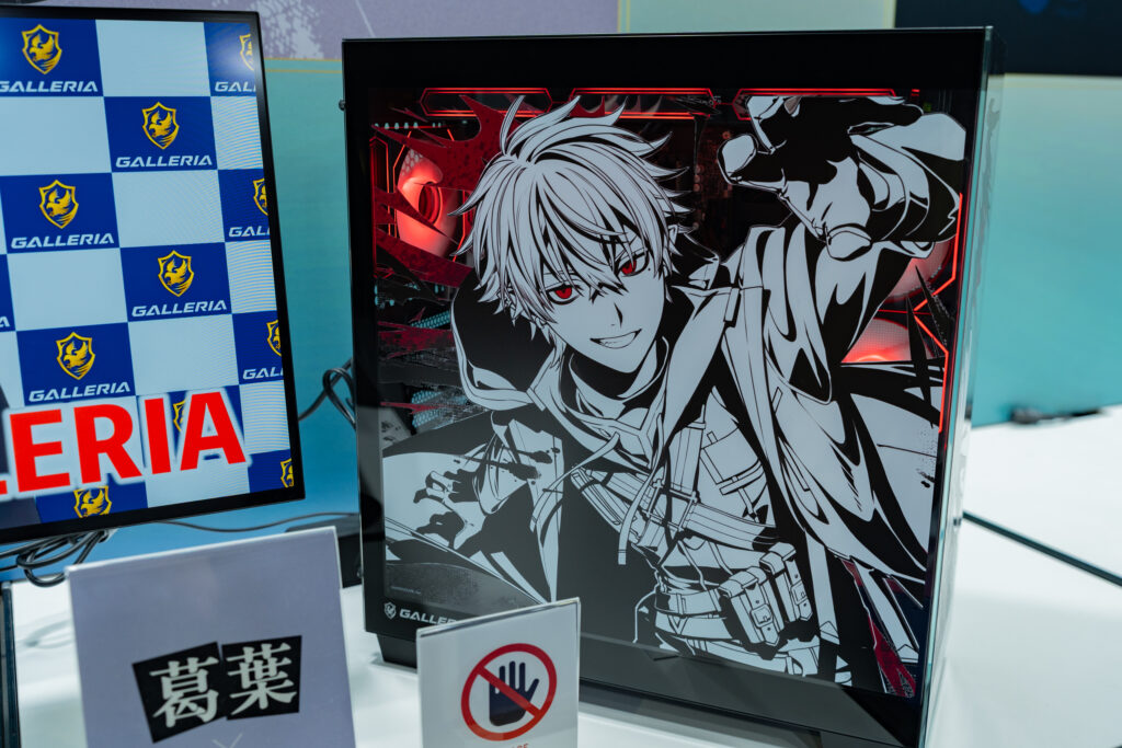 TGS2025　GALLERIAブース、開発中の葛葉コラボPC
