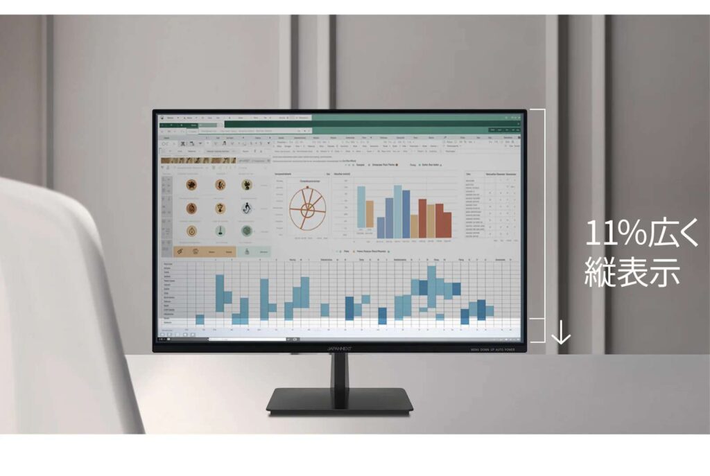 JN-IPS24WX-HSPC6　表示領域の拡大