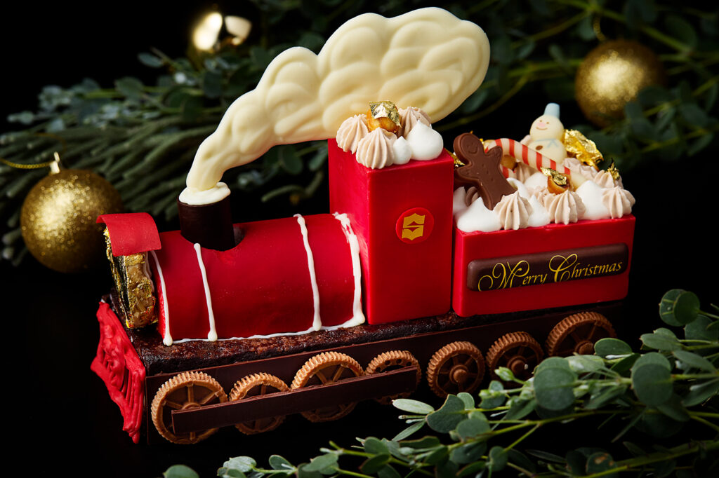 シャングリラ東京クリスマスケーキ「クリスマストレインケーキ」