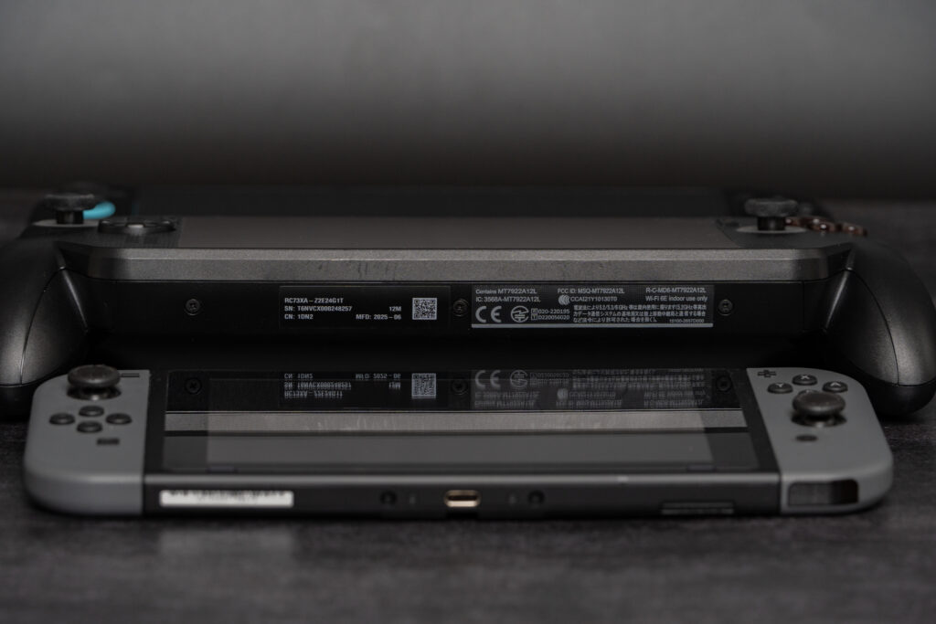 ROG Xbox Ally XとNintendo Switchの比較