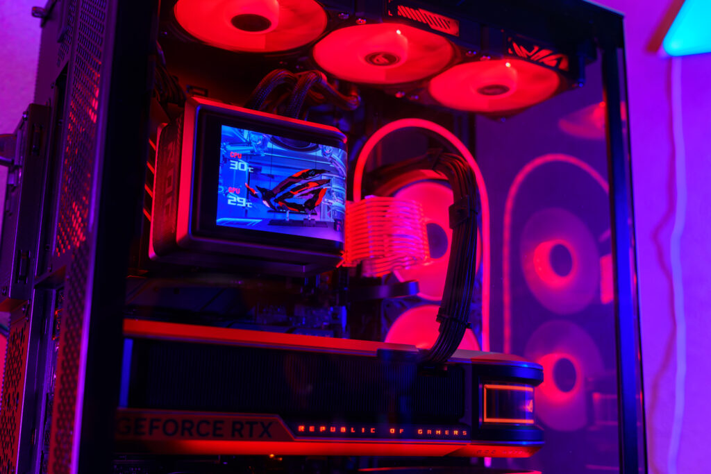 組んだPCの外観