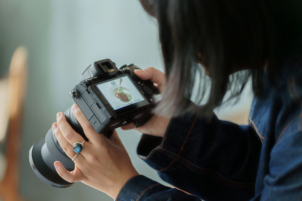 α7 Vでの撮影中の様子