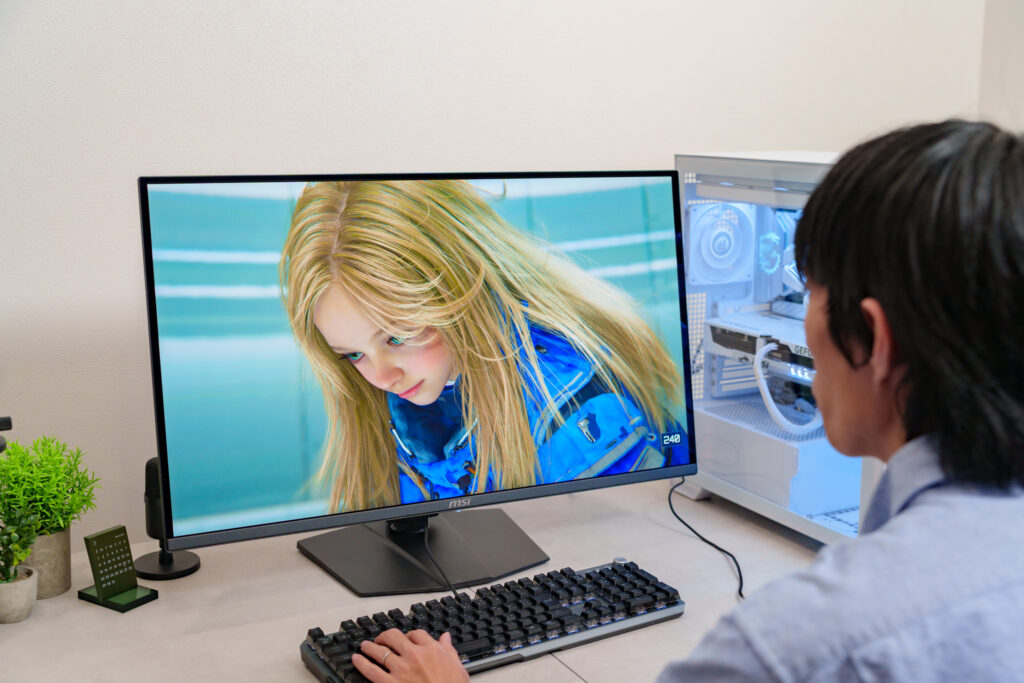 パネルのお陰もあり肌や髪の質感がすごい