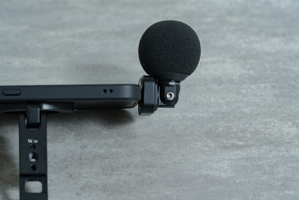 ダイアフラム(音を検知する部分)の方向を変更