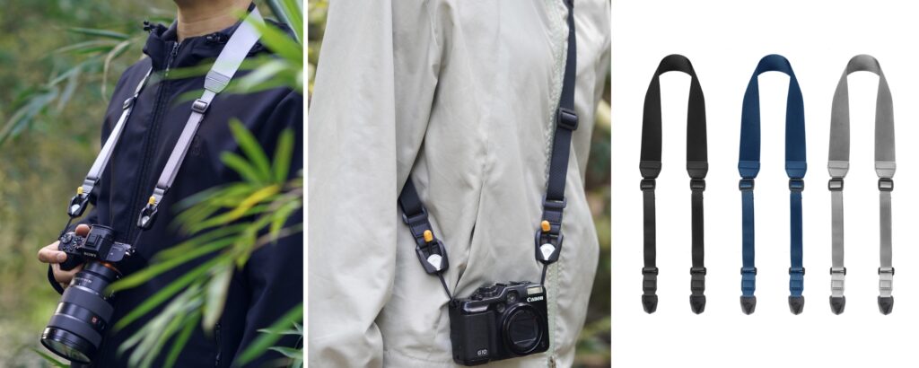 CONNECT NS：シンプルで日常使いしやすい、25mm／38mm幅のネックストラップ