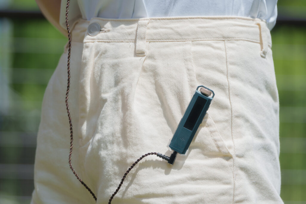 ポケットに固定することも可能