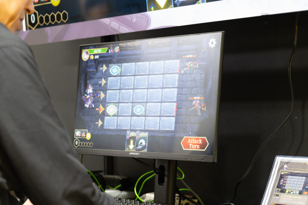 TGS2026-バンタンゲームアカデミーブース_JAPANNEXT製品