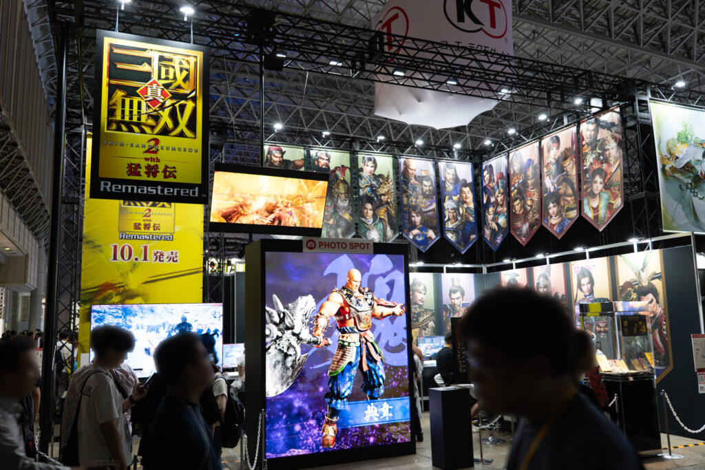 TGS2026-コーエーテクモゲームスブース-JAPANNEXT製品