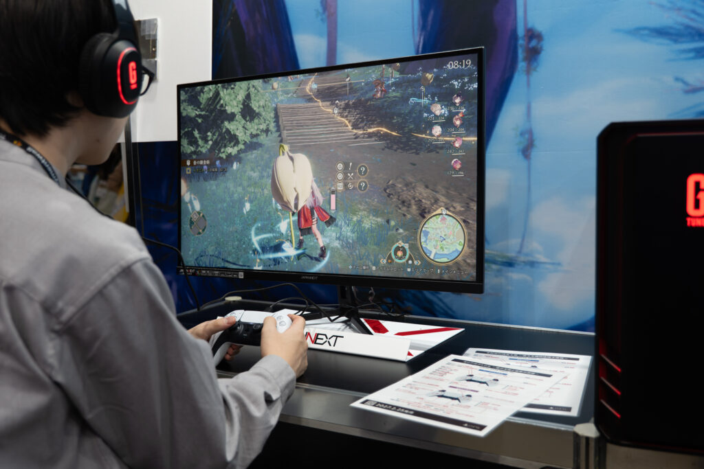 TGS2026-コーエーテクモゲームスブース-JAPANNEXT製品