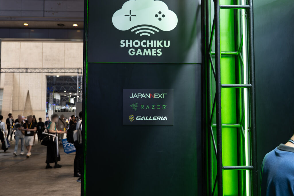 TGS2026-松竹ブース-JAPANNEXT製品